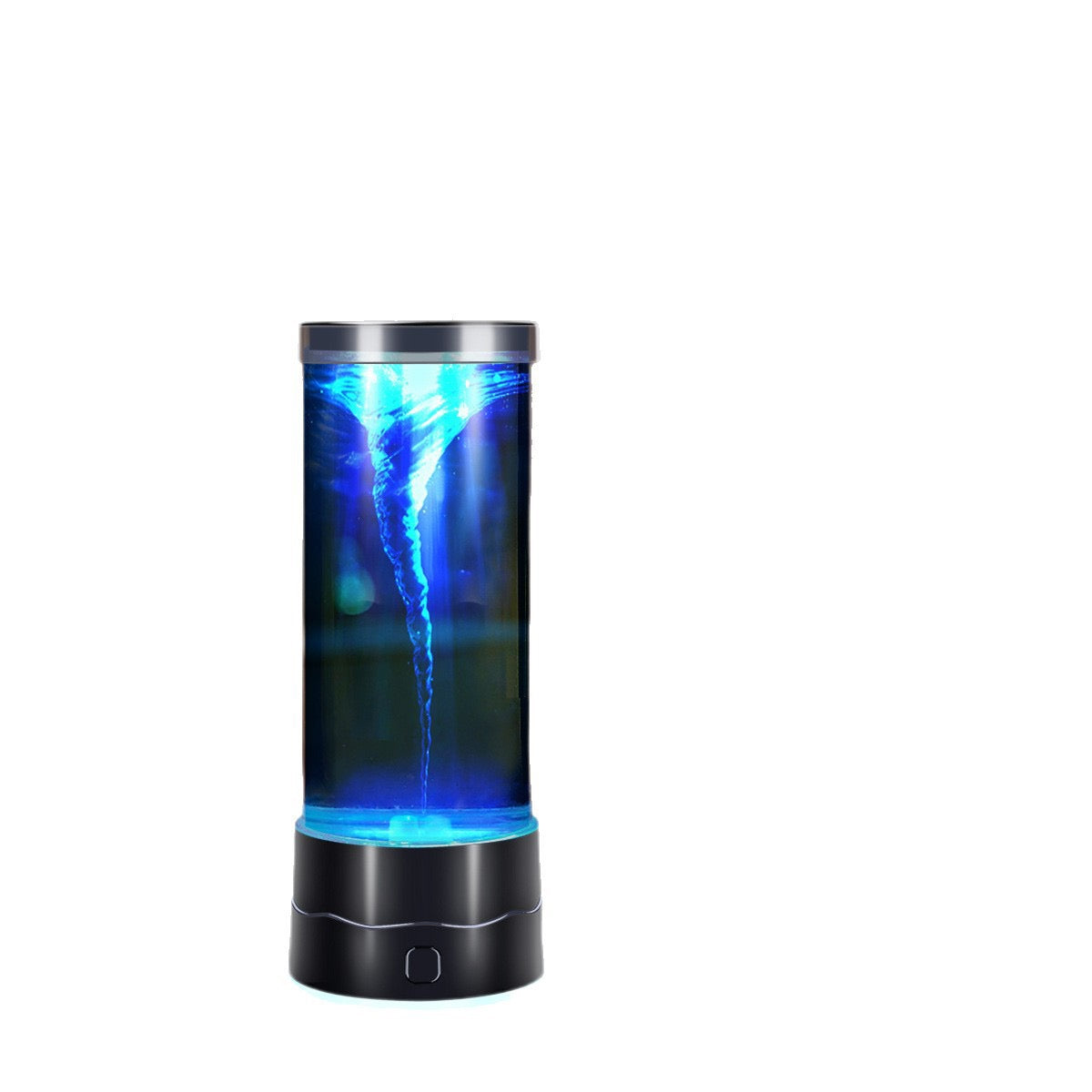 LED tornado light, USB rainbow color changing ambient light, creative night light, silent decoration light