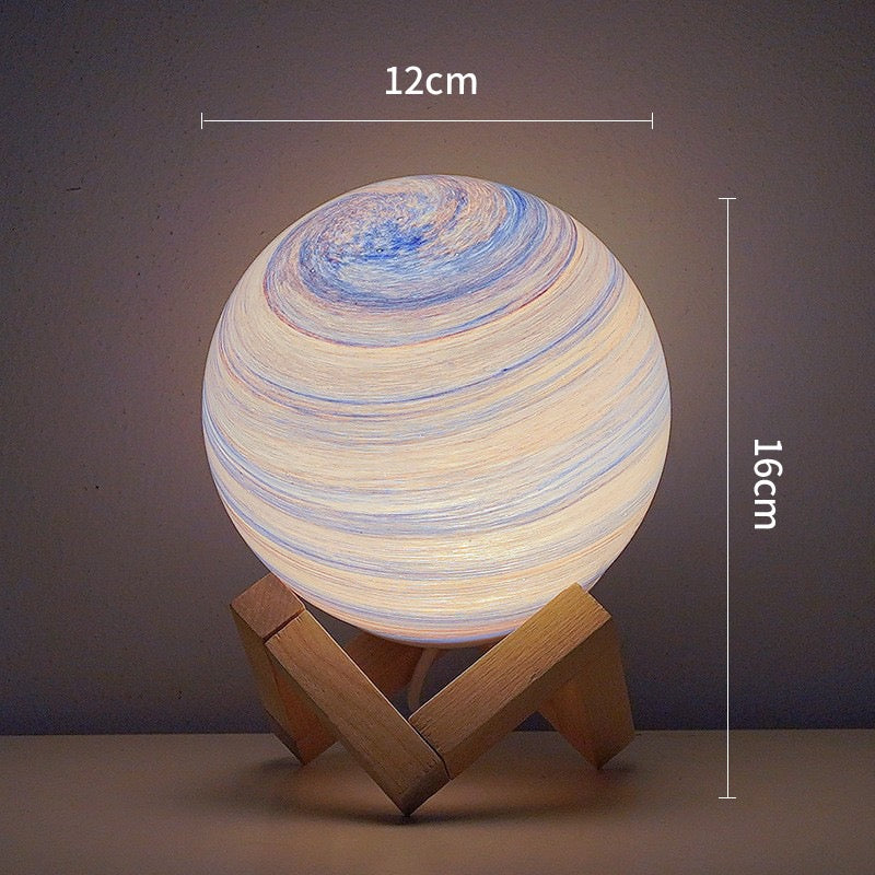 Bedroom Sleep Atmosphere Light Bedside Planet Lamp