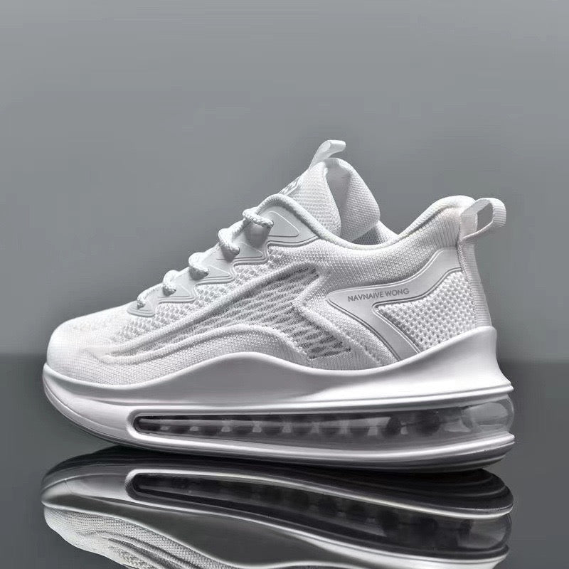 Summer woven mesh breathable casual air cushion shoes