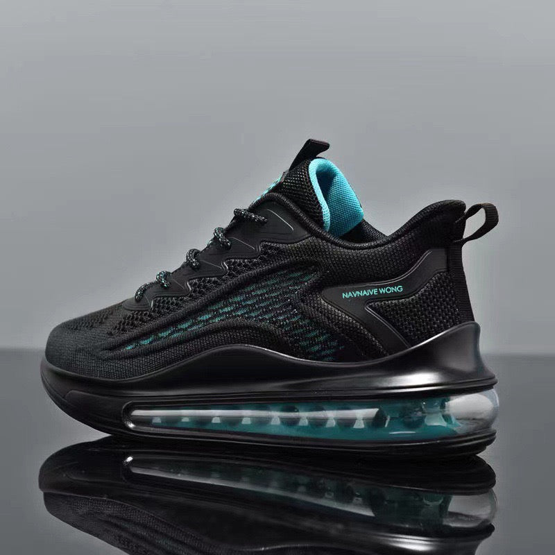 Summer woven mesh breathable casual air cushion shoes