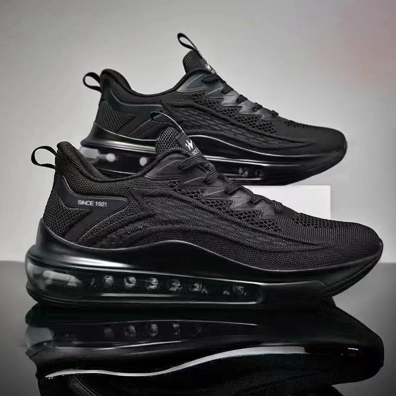 Summer woven mesh breathable casual air cushion shoes